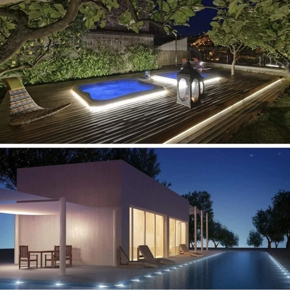 50ft 360 Led Rope Lights Outdoor Connectable And Flexible Tube Light With 8 Mode